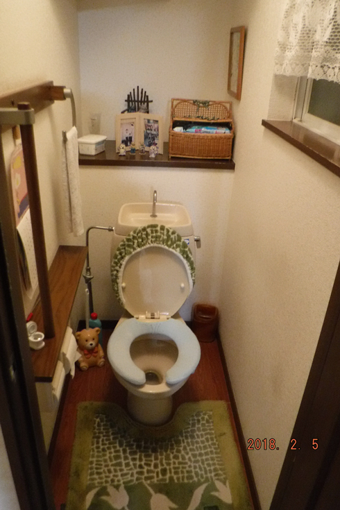 施工前のトイレ